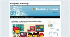 Desktop Screenshot of bilinguismoytecnologia.com